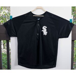 Vintage Russell Athletic Chicago White Sox Mesh Jersey Black Size 2XL